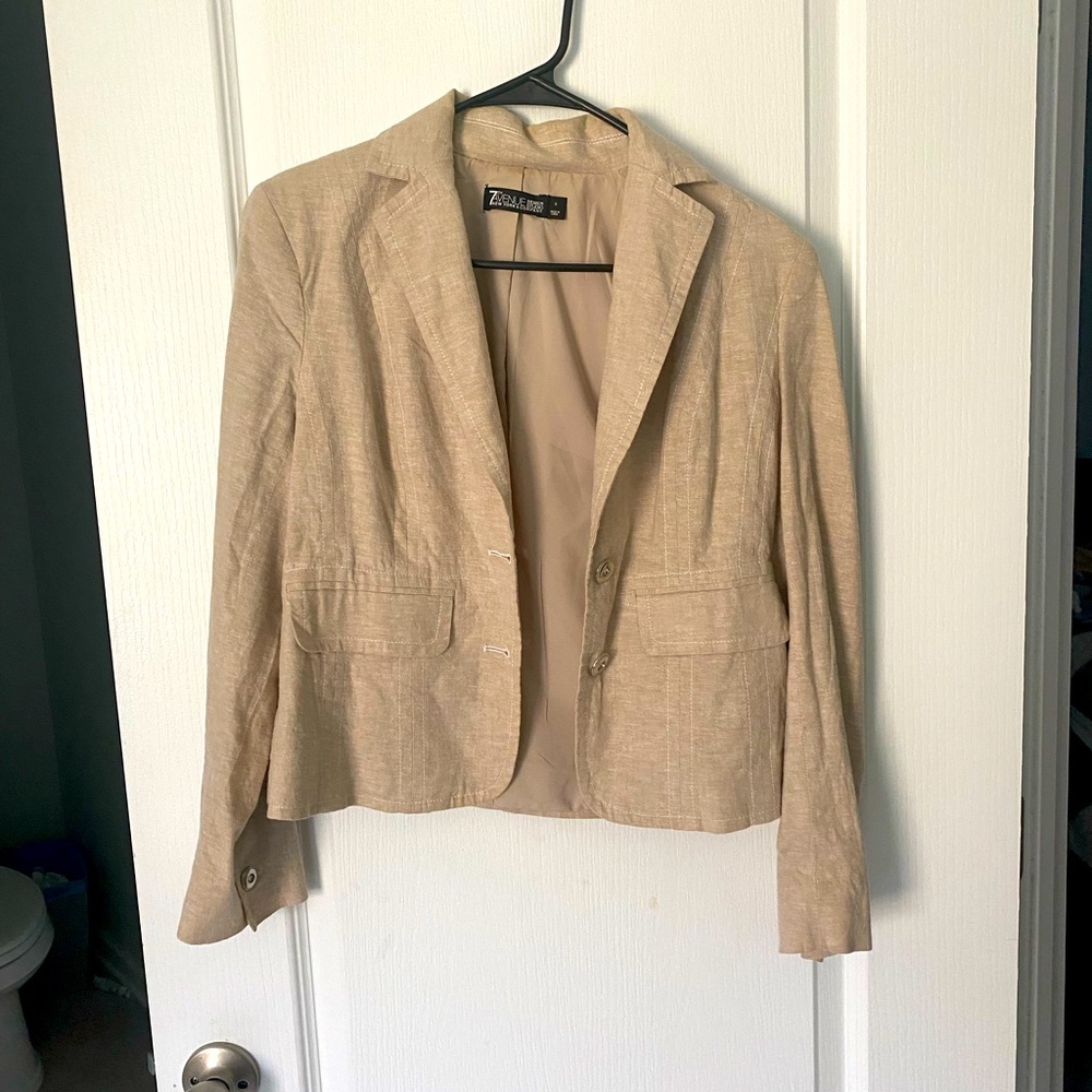 New York & Company Khaki Color Jacket